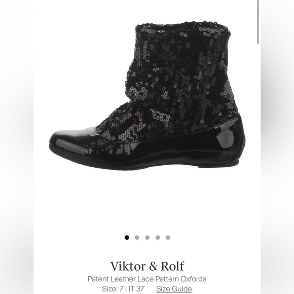 viktor and rolf sequin boots ballet flats. Rubber boots - Picture 5 of 10